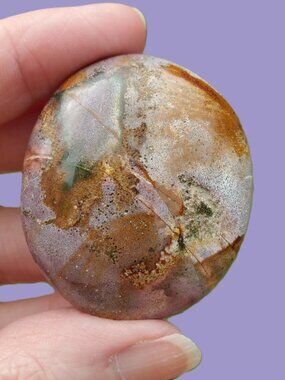 Ocean Jasper Palm Stone (OJ120)